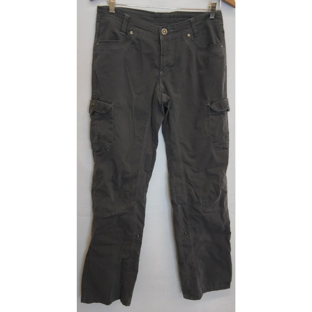 Kuhl Splash Roll-Up Pant Women's 6 Grey Relaxed Fit (31